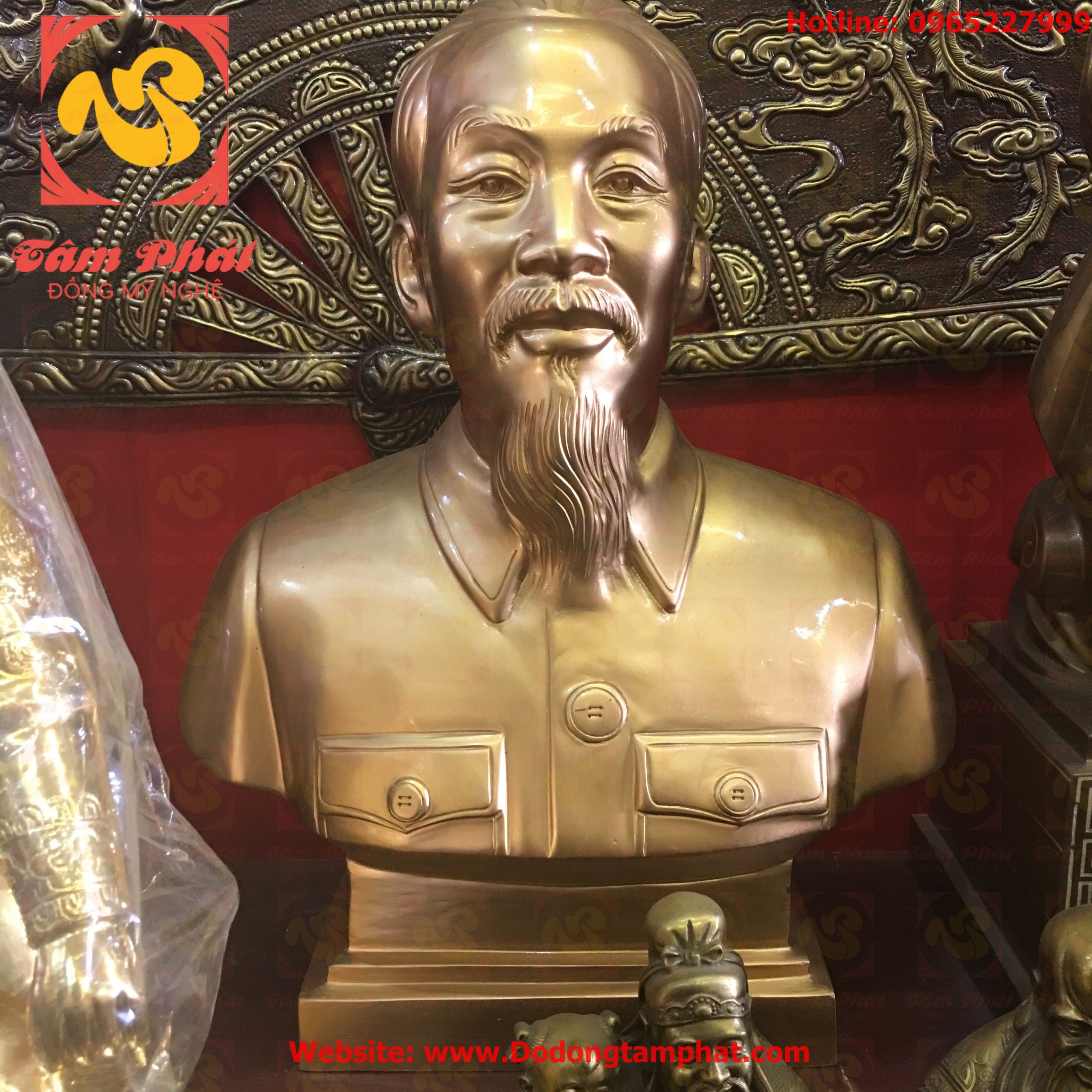 Đúc tượng Bác Hồ kỉ niệm 128 năm sinh nhật Bác – Đồng mỹ nghệ Tâm Phát