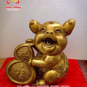 linh vật lợn rước tài lộc đón năm mới