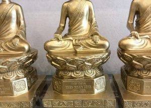 Tượng Phật Hoàng Trần Nhân Tông cao 25cm – vị Vua kiệt xuất của lịch sử dân tộc
