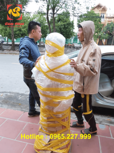 Tượng Phật ADiDa đứng bằng đồng cao 1m55 đẹp tôn nghiêm