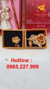 Hoa đồng mạ vàng 24k đẹp tinh xảo - món quà ý nghĩa nhất