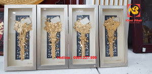Tranh lưu niệm mạ vàng độc đáo - quà tặng nội thất ý nghĩa